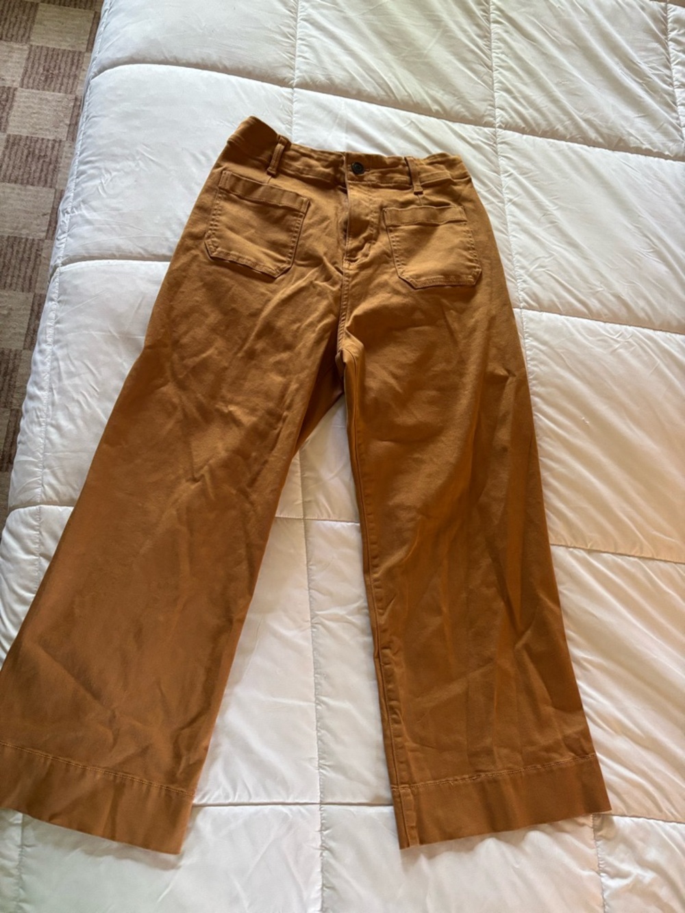 LC Lauren Conrad Wide Leg Pants in Caramel